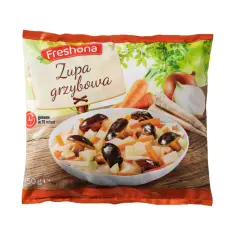 Zupa grzybowa Freshona gotowa w 15 minut. Pyszny posiłek, który można przygotować w kilka chwil.