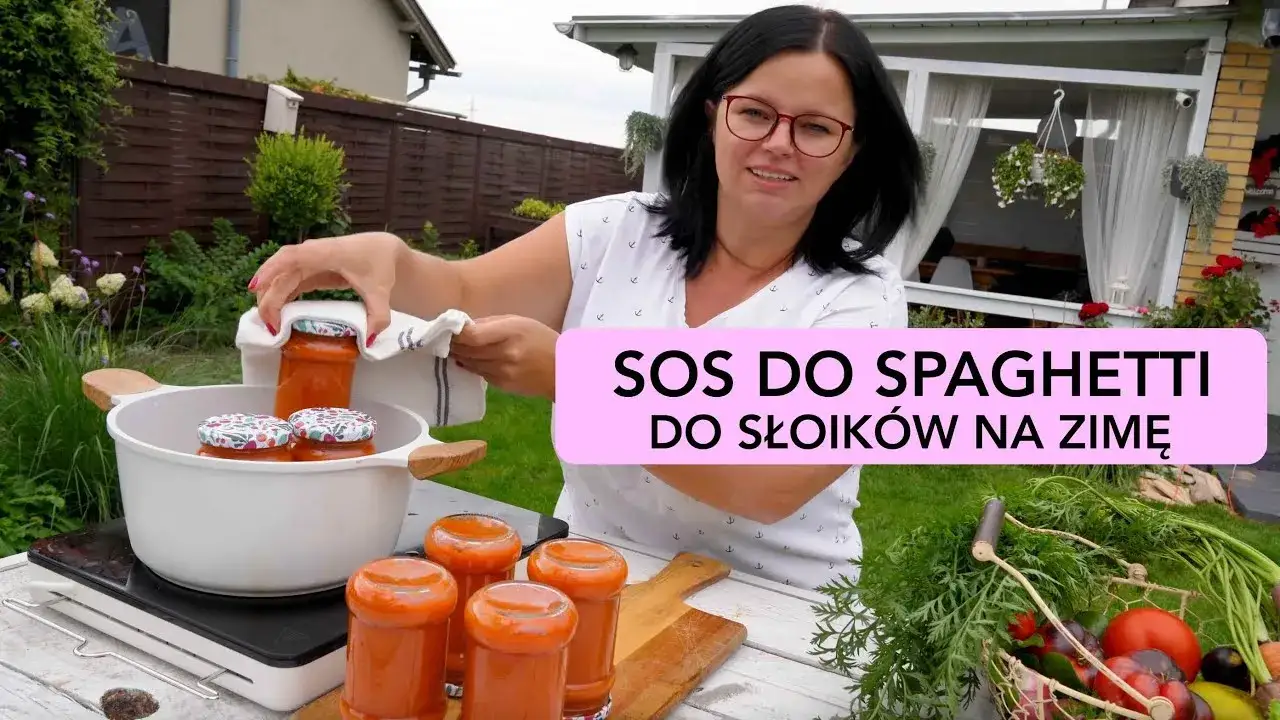 Zdjęcie Prosty przepis na sos do spaghetti z pomidorów do słoików na zimę